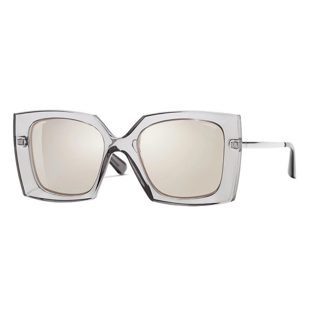 Chanel Square Sunglasses Ch6051 Grey/Mirror Clear. - Picture 3 of 11